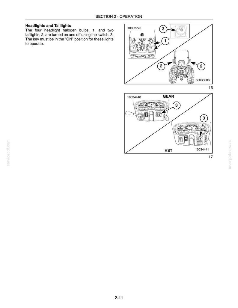 New Holland T2210, T2220 Tractor Operator Owners Operation Manual | Instant PDF Download image 5