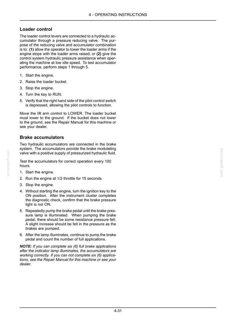 New Holland W130C Tier 3 Wheel Loader Operator Owners Operation Manual | Instant PDF Download image 7