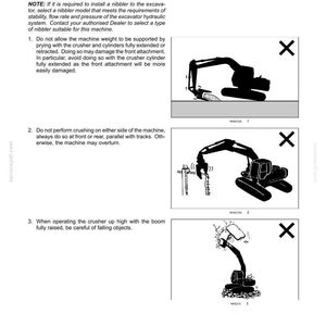 New Holland E175C, E195C Crawler Excavator Operator Owners Operation Manual | Instant PDF Download image 10