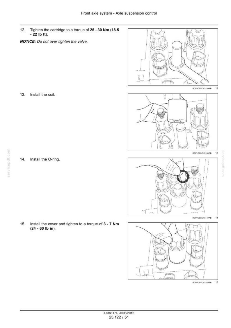 Case Magnum 235, 260, 290, 315, 340 Traktor Service Reparation Verkstadsmanual PDF | Direkt PDF Nedladdning bild 5
