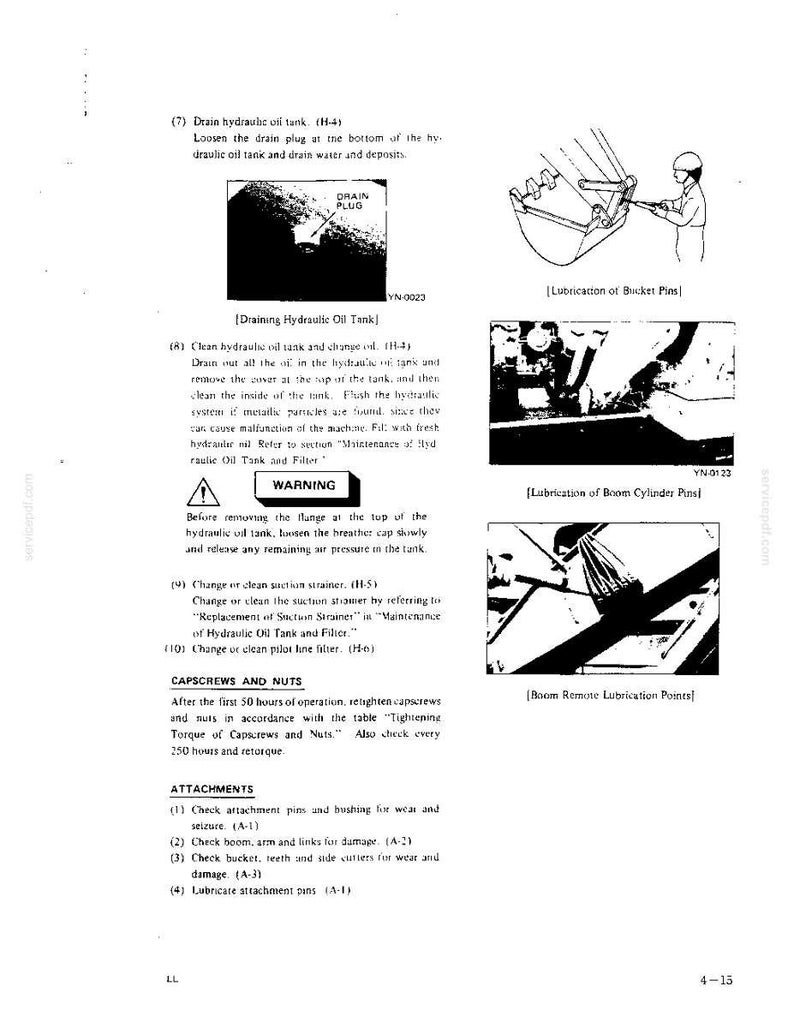 Kobelco MD240BLC Excavator Operator Owners Operation Manual | Instant PDF Download image 8