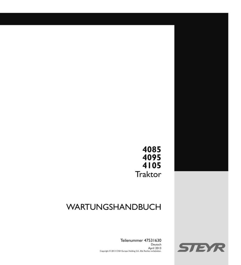 Steyr 4085, 4095, 4105 Traktor Wartungshandbuch Reparatur Werkstatthandbuch | PDF-Download | Market: Europe image 2