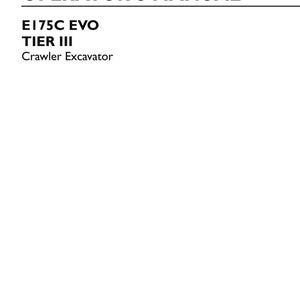 New Holland E175c EVO Tier III Crawler Excavator Operator Owners Operation Manual | Instant PDF Download image 3