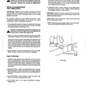 Ford LT12.5A Lawn Tractor Operator Owners Operation Manual | Instant PDF Download image 5