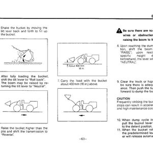 Kobelco LK550-II Wheel Loader Operator Owners Operation Manual | Instant PDF Download image 5