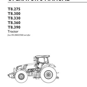 New Holland T8.275, T8.300, T8.330, T8.360, T8.390 Tractor Operator Owners Operation Manual | Instant Pdf Download image 3