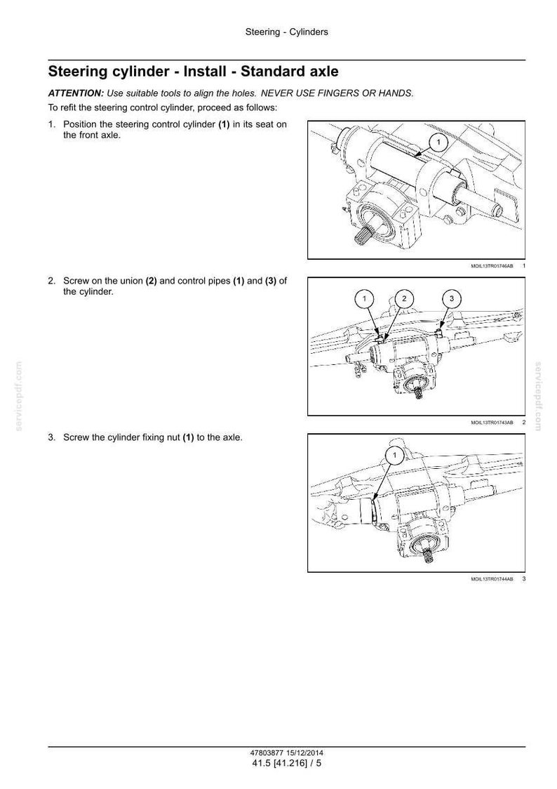 Steyr Kompakt 4075, 4085, 4095, 4105, Kompakt 4115 Ecotech Tractor Service Repair Workshop Manual | Instant PDF Download | Market: Europe image 5