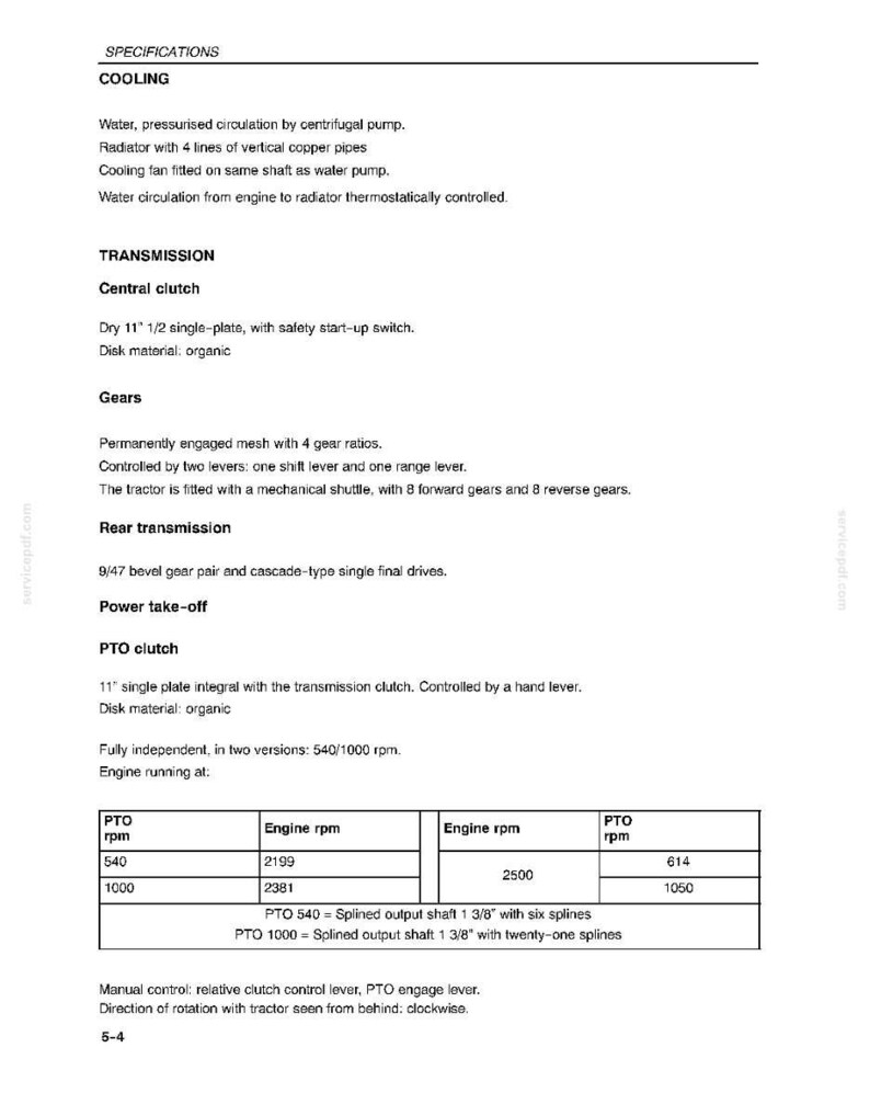 New Holland Tk76, TK85, TK85M Tractor Operator Owners Operation Manual | Instant PDF Download image 10