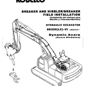 Kobelco SK290LC SK330LC Hydraulic Excavator Service Repair Workshop Manual | Instant PDF Download image 11