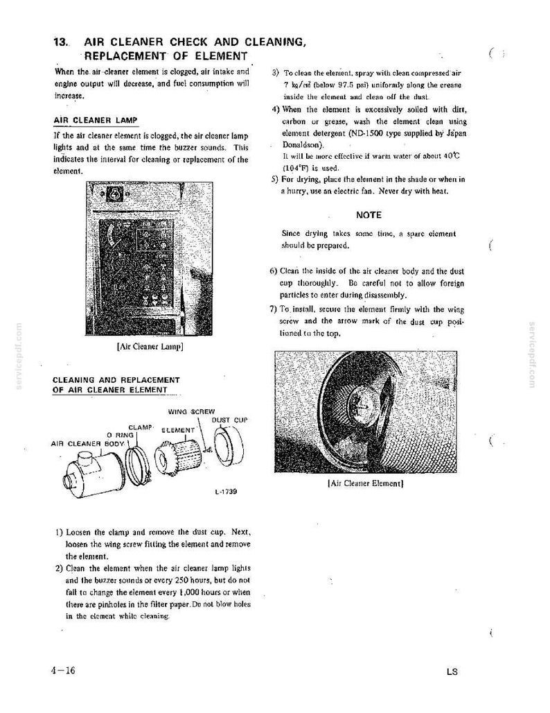 Kobelco MD450BLC Hydraulic Excavator Operator Owners Operation Manual | Instant PDF Download image 7