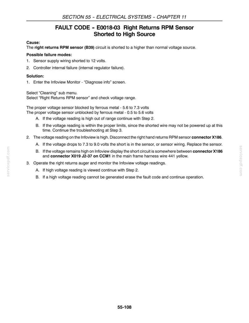 Manuale di officina per la riparazione e la manutenzione della mietitrebbia New Holland serie CX / Download PDF immediato immagine 7