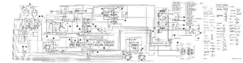 May include: A detailed black and white technical diagram, likely an electrical schematic or circuit board layout. The image is filled with lines, symbols, and annotations, suggesting a complex system. The overall aesthetic is precise and technical.