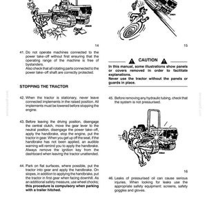 New Holland Tk4030v, Tk4050, TK4050M, TK4060 Tractor Operator Owners Operation Manual | Instant PDF Download image 4