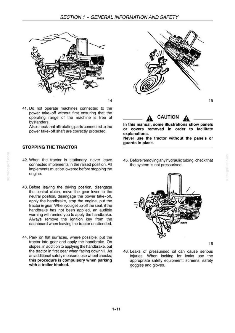 New Holland Tk4030v, Tk4050, TK4050M, TK4060 Tractor Operator Owners Operation Manual | Instant PDF Download image 4
