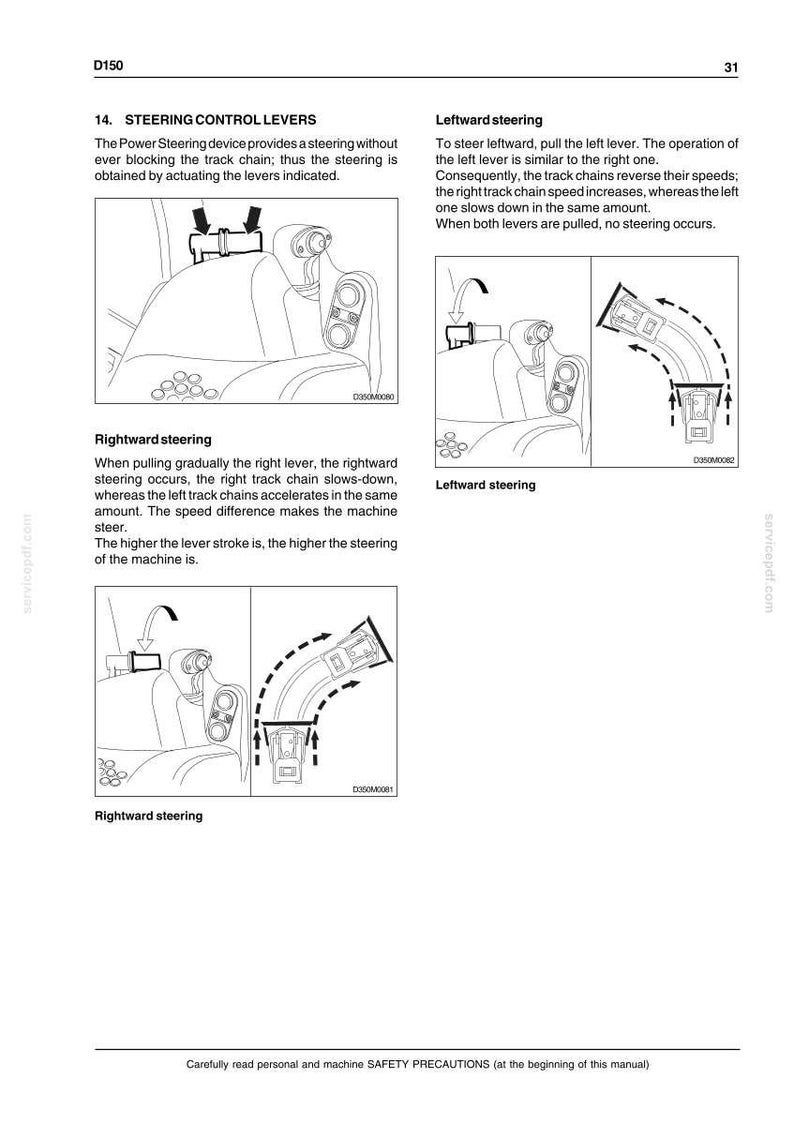 New Holland D150 Crawler Dozer Operator Owners Operation Manual | Instant PDF Download image 6