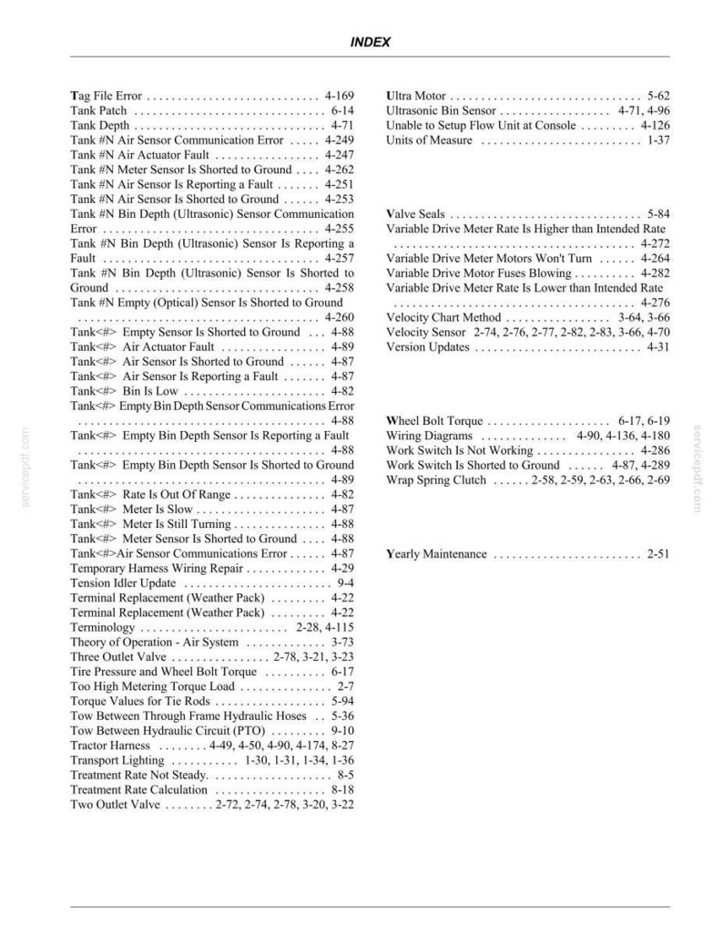 Flexi-Coil 30 Series (1330+) Air Cart Service Repair Workshop Manual PDF | Instant PDF Download image 11