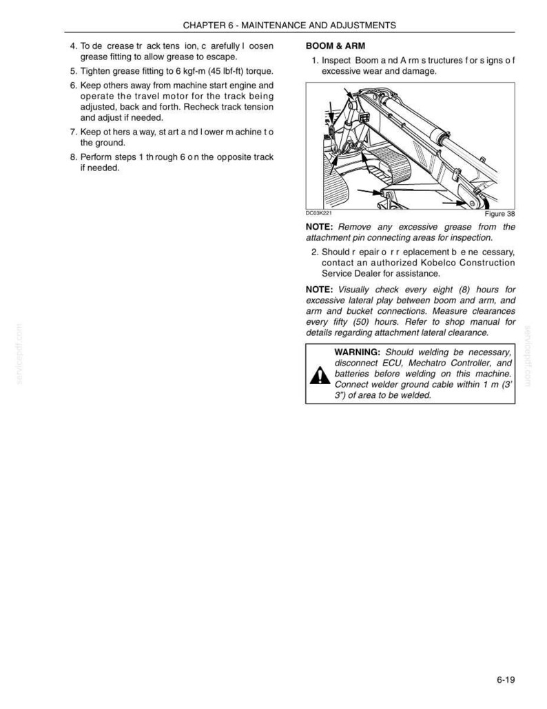 Kobelco SK350-9 Tier 4 Crawler Excavator Operator Owners Operation Manual | Instant PDF Download image 6