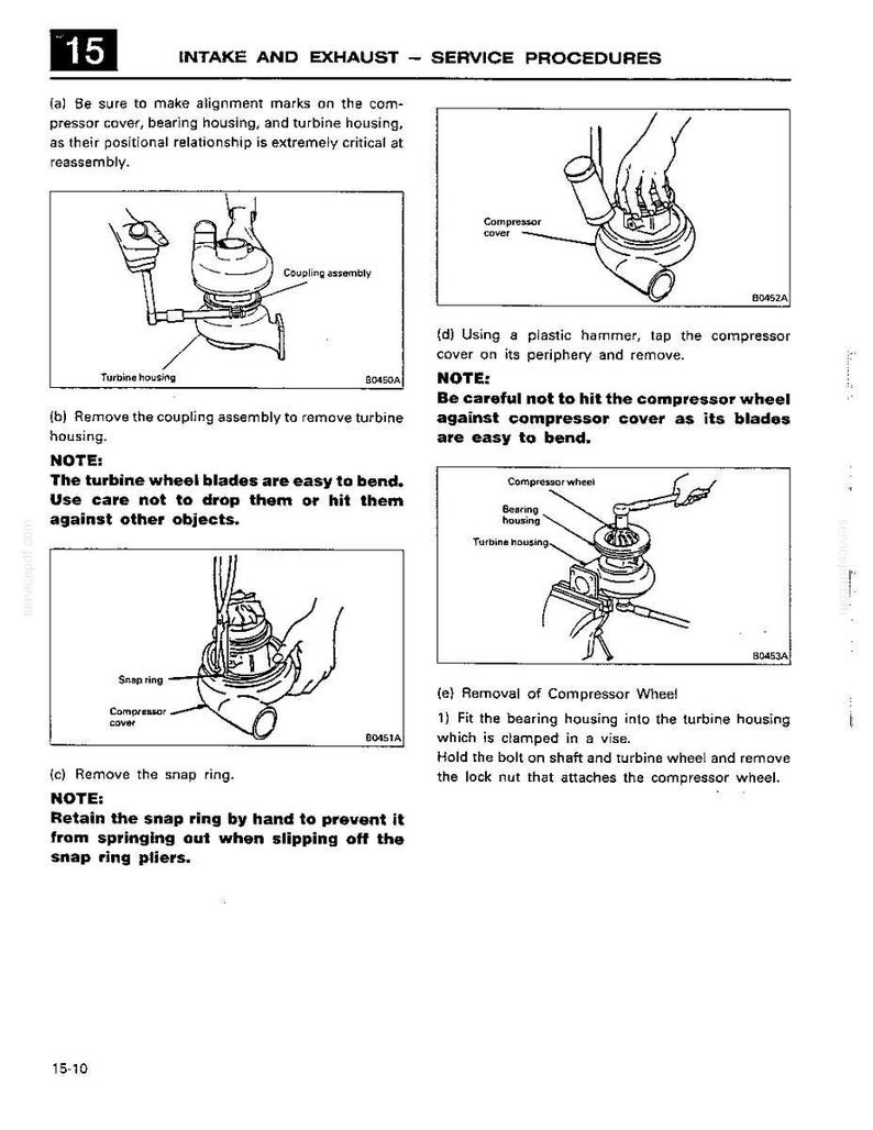Manual de servicio y reparación del motor diésel Mitsubishi 6D31, 6D31-T / Descarga instantánea en PDF imagen 9