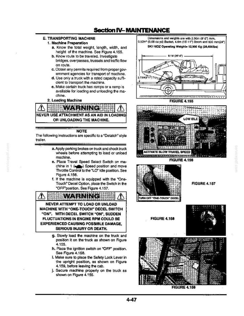 Kobelco Sk115dz MARK IV Hydraulic Excavator Operator Owners Operation Manual | Instant PDF Download image 10