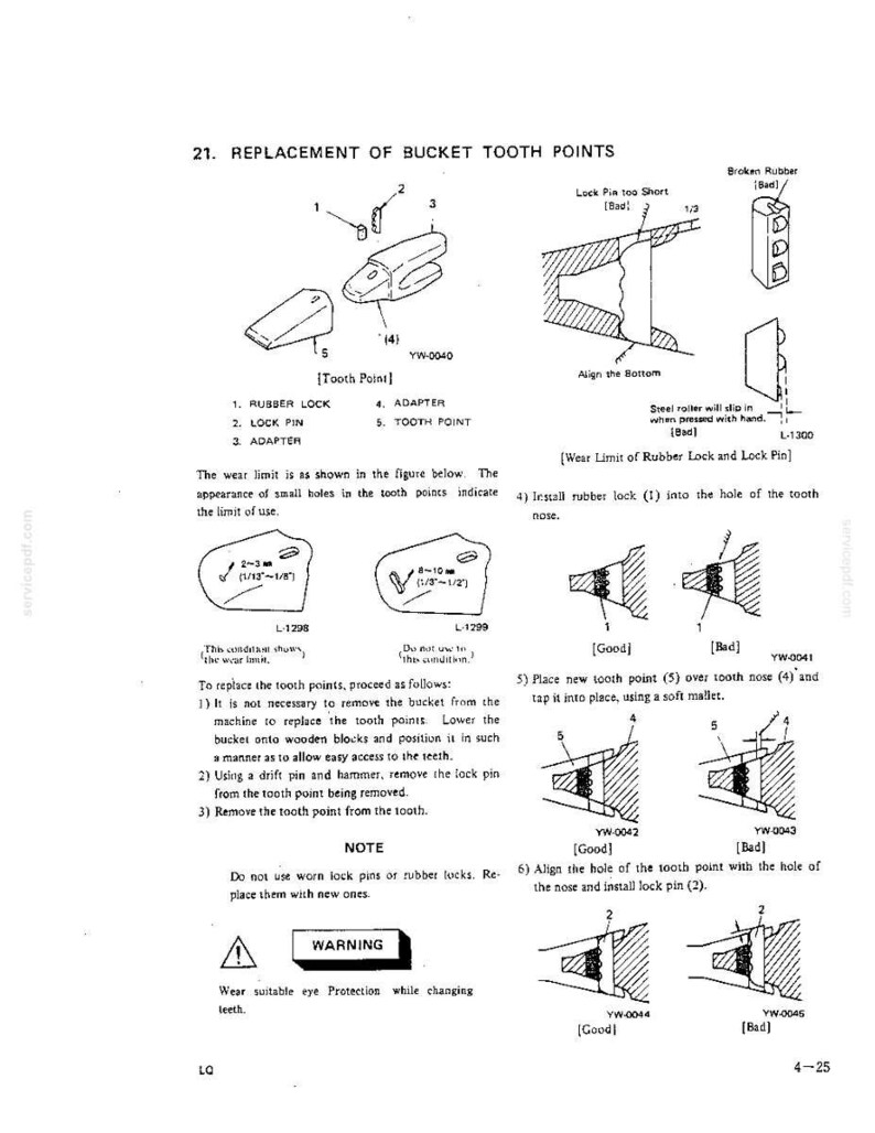 Kobelco K909 Ii, K909LC Ii Hydraulic Excavator Operator Owners Operation Manual | Instant Pdf Download image 7