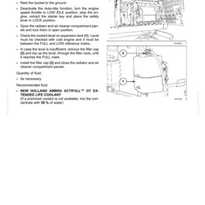 Manual de operación y mantenimiento de la excavadora de ruedas New Holland WE210B / Descarga instantánea en PDF imagen 8