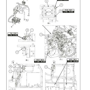 May include: Diagram of an air conditioning system, labeled "Air conditioning - Overview - Frame." The diagram includes various components with measurements in Nm and lbf-ft. The image is a technical illustration with detailed mechanical parts.