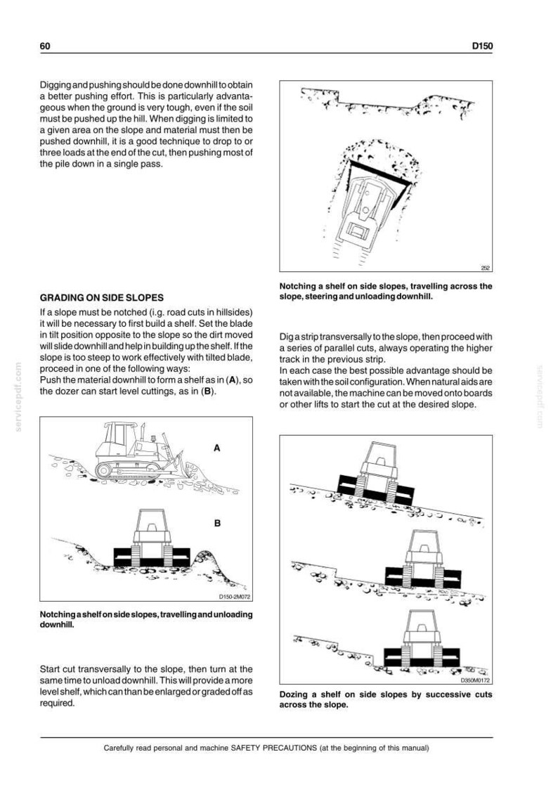 New Holland D150 Crawler Dozer Operator Owners Operation Manual | Instant PDF Download image 8