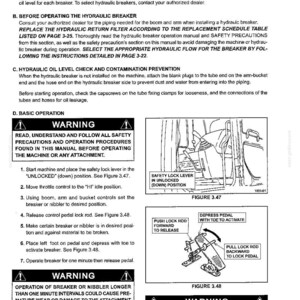 New Holland EH80 Excavators Operator Owners Operation Manual | Instant PDF Download image 6