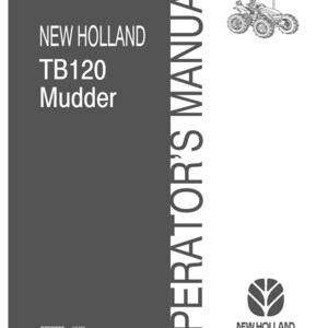 New Holland TB120 Mudder Tractor Operator Owners Operation Manual | Instant PDF Download image 3
