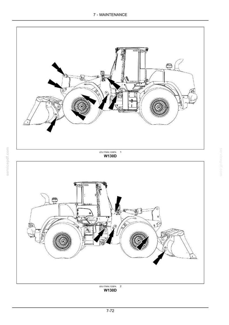 New Holland W130d, W170D Stage IV Wheel Loader Operator Owners Operation Manual | Instant PDF Download image 8