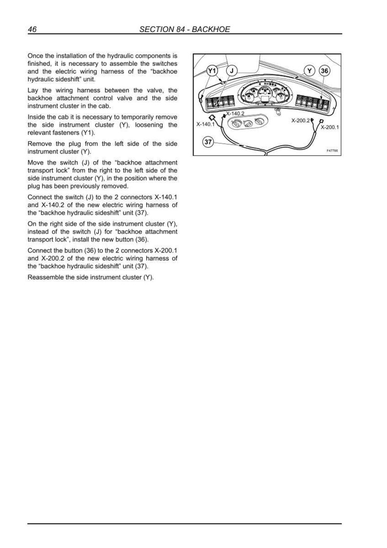 New Holland B90b, B90blr, B100b, B100blr, B100btc, B110b, B110BTC, B115B Backhoe Loader Service Repair Workshop Manual | PDF Download image 11