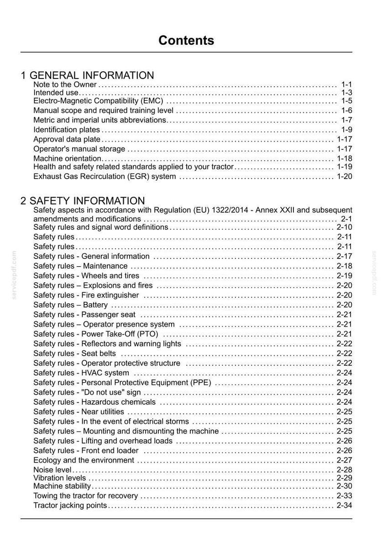 Steyr 4075, 4085, 4095, 4105, 4115 Kompakt Ecotech Tractor Operator Owners Operation Manual | Instant PDF Download image 4