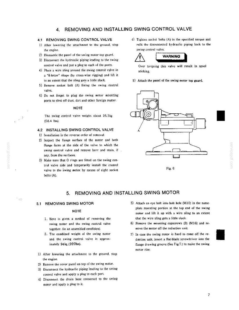 Kobelco K912-Ii, K912LC-II Hydraulic Excavator Service Repair Workshop Manual | Instant PDF Download image 5