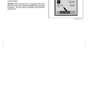 May include: Diagram of a machine control panel. The panel displays speed, RPM, and time. The forward and reverse speeds are set to 8. The RPM is 1200, and the time is 10:25.