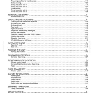 Kobelco SK210-9 Tier 4 Hydraulic Excavator Operator Owners Operation Manual | Instant PDF Download image 10