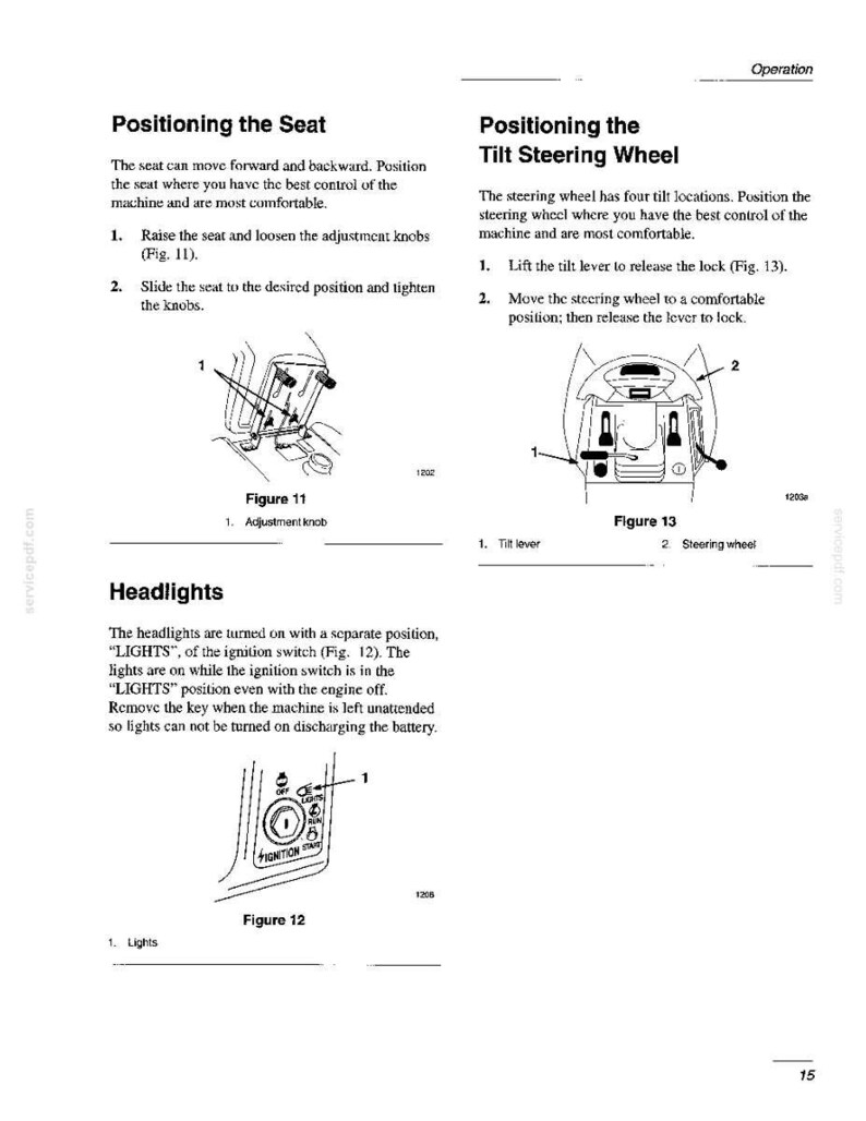Ford LS25-12.5G Yard Tractor Operator Owners Operation Manual | Instant PDF Download image 6