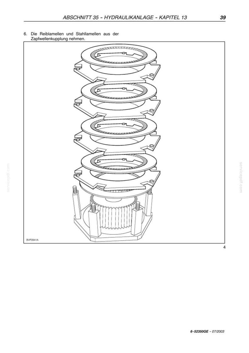 Steyr 4100, 4115, 6115, 6125, 6135 PROFI Tier 2 Traktor Wartungshandbuch Reparatur Werkstatthandbuch | PDF-Download image 3