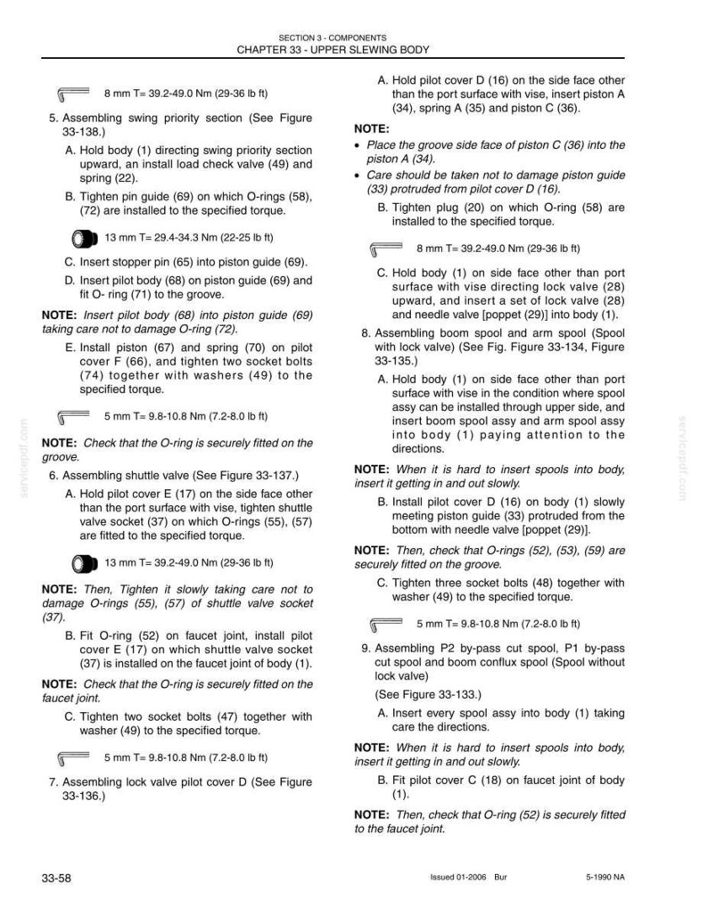New Holland E70 Midi Bandgrävmaskin Service och reparation Verkstadsmanual | Direkt PDF-nedladdning bild 7