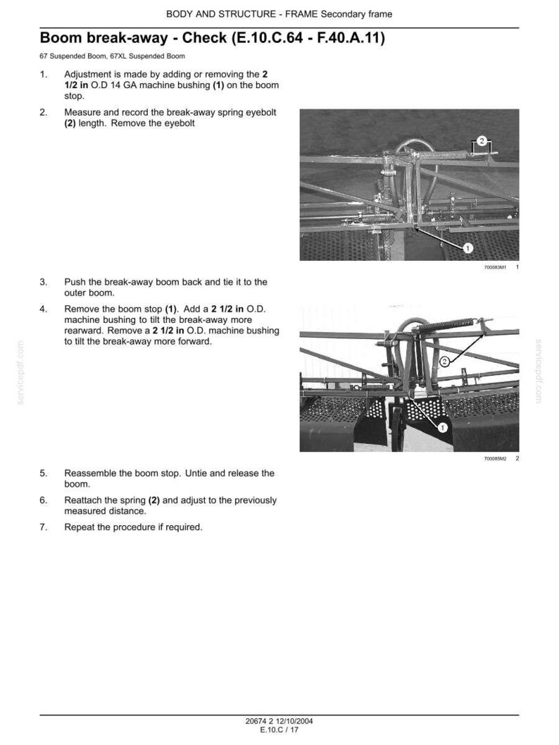 Flexi-Coil 67, 67XL Sprayer Service Repair Workshop Manual | Instant PDF Download image 5