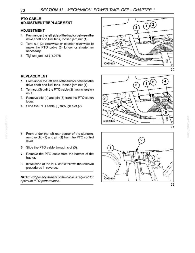 New Holland Tn55, Tn65, TN70, TN75 Tractor Service Repair Workshop Manual | Instant PDF Download image 8