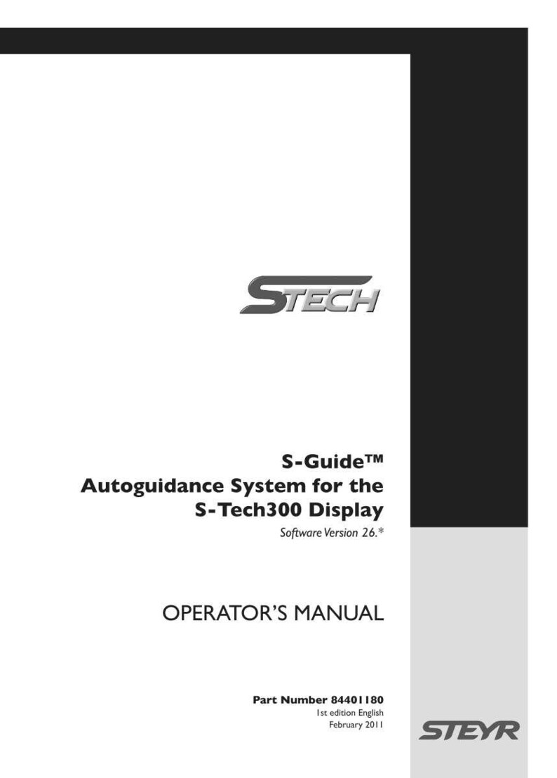 Steyr S-Guide Autoguidance System for the S-Tech300 Display Operator Owners Operation Manual | Instant PDF Download image 2