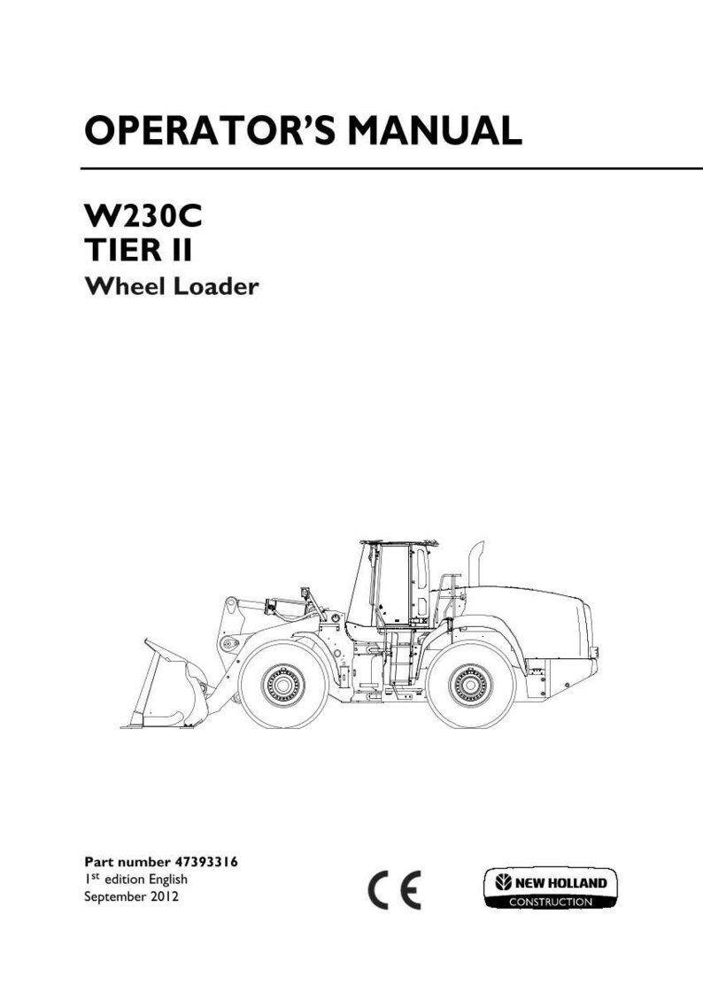 New Holland W230C Tier II Wheel Loader Operator Owners Operation Manual | Instant PDF Download image 3