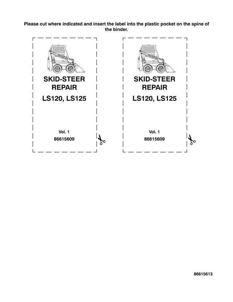 New Holland LS120, LS125 Skid Steer Loader Service Repair Workshop Manual | Instant PDF Download image 3