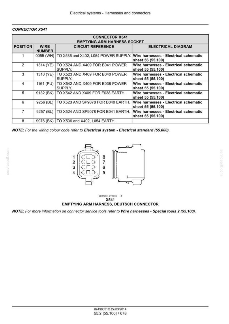 New Holland 9040l, 9040m, 9060l H, 9060l, 9080l H, 9080l, 9090l Ge, 9090L H, 9090L Grape Harvester Service Repair Manual | Pdf Download image 7