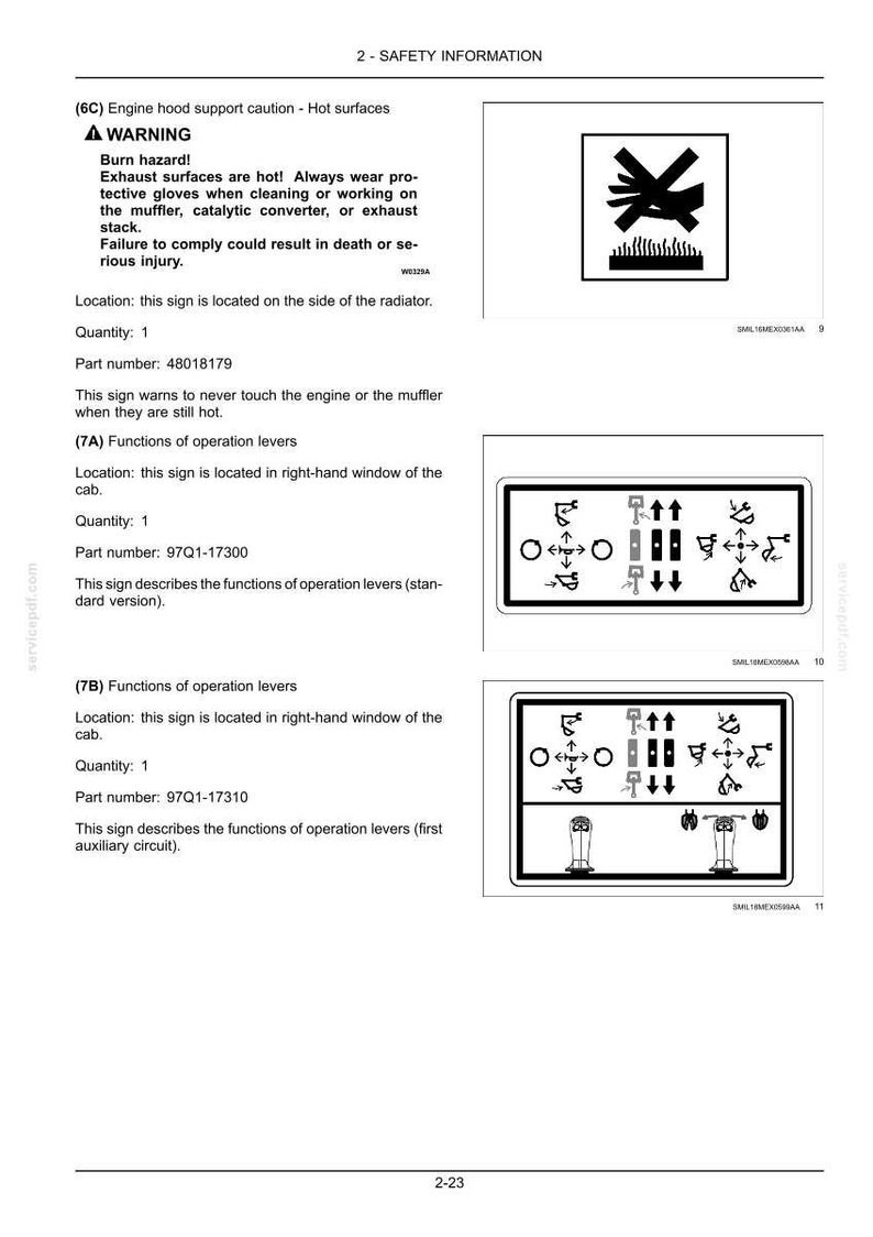 New Holland E60C Mini Excavator Operator Owners Operation Manual | Instant PDF Download image 4