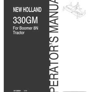 New Holland 330GM Tractor Operator Owners Operation Manual | Instant PDF Download image 3