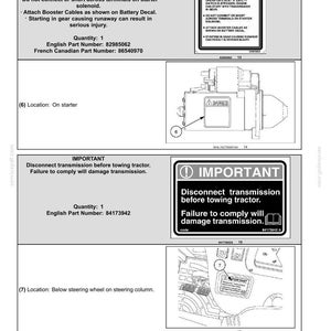 New Holland Boomer 46d CVT, Boomer 54d CVT Tier 4b (final) Compact Tractor Operator Owners Operation Manual | Instant PDF Download image 4