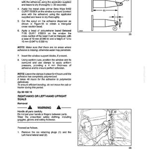 Puede incluir: Diagrama t&eacute;cnico de un manual que muestra instrucciones para aplicar adhesivo a una ventana. Incluye diagramas con medidas en cm y un dibujo de una persona trabajando en un veh&iacute;culo.