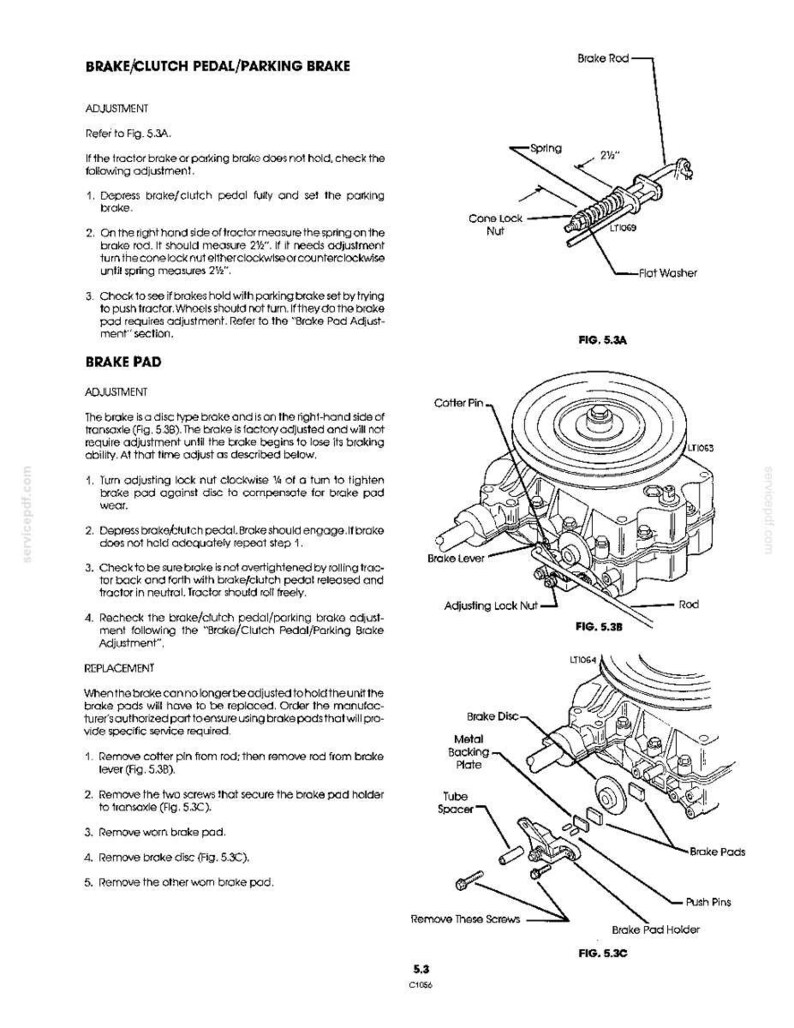 Ford LT12.5A Lawn Tractor Operator Owners Operation Manual | Instant PDF Download image 6