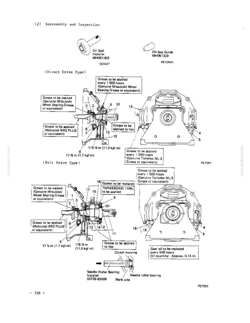 Mitsubishi 4DR5, 6DR5 Industrial Diesel Engine Service Repair Workshop Manual | Instant PDF Download image 11